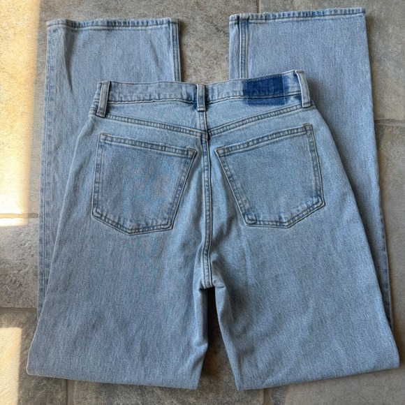 Abercrombie 90s High Rise Relaxed Jeans Size 4R Light‎ Wash Vintage Fit - Picture 6 of 7